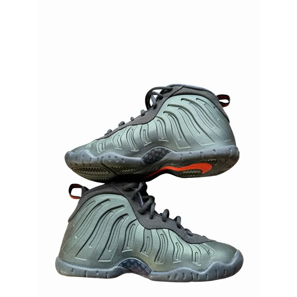 Nike Little Posite Pro PS 'Sequoia' 2018 – Size 5.5 Youth Dark Green Foamposite